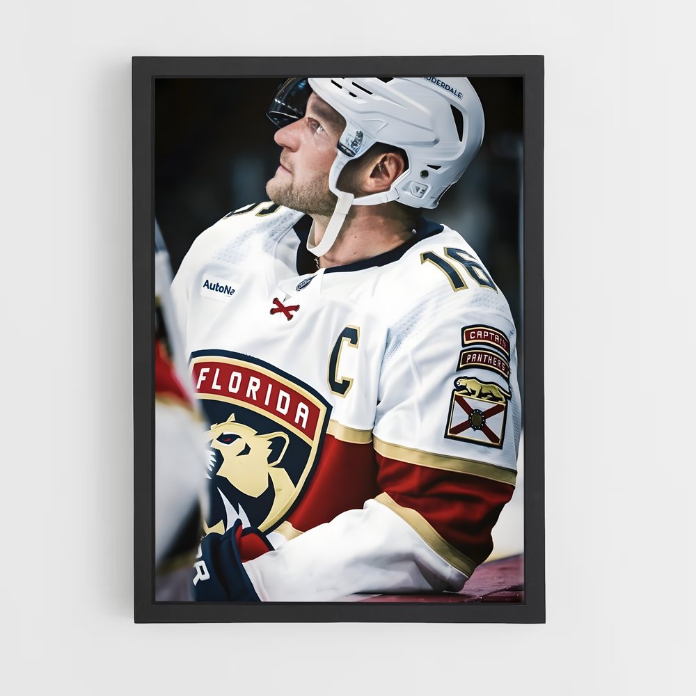 Poster Le Barbu de la Glace – affiche Hockey sur glace (vue 2)